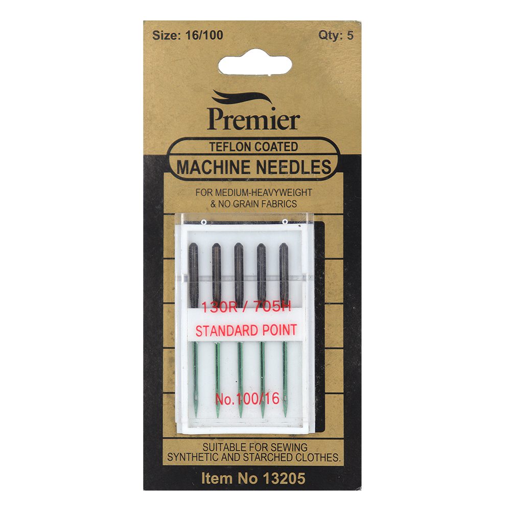 Sullivans Premier Teflon Coated Machine Needles Standard 100/16