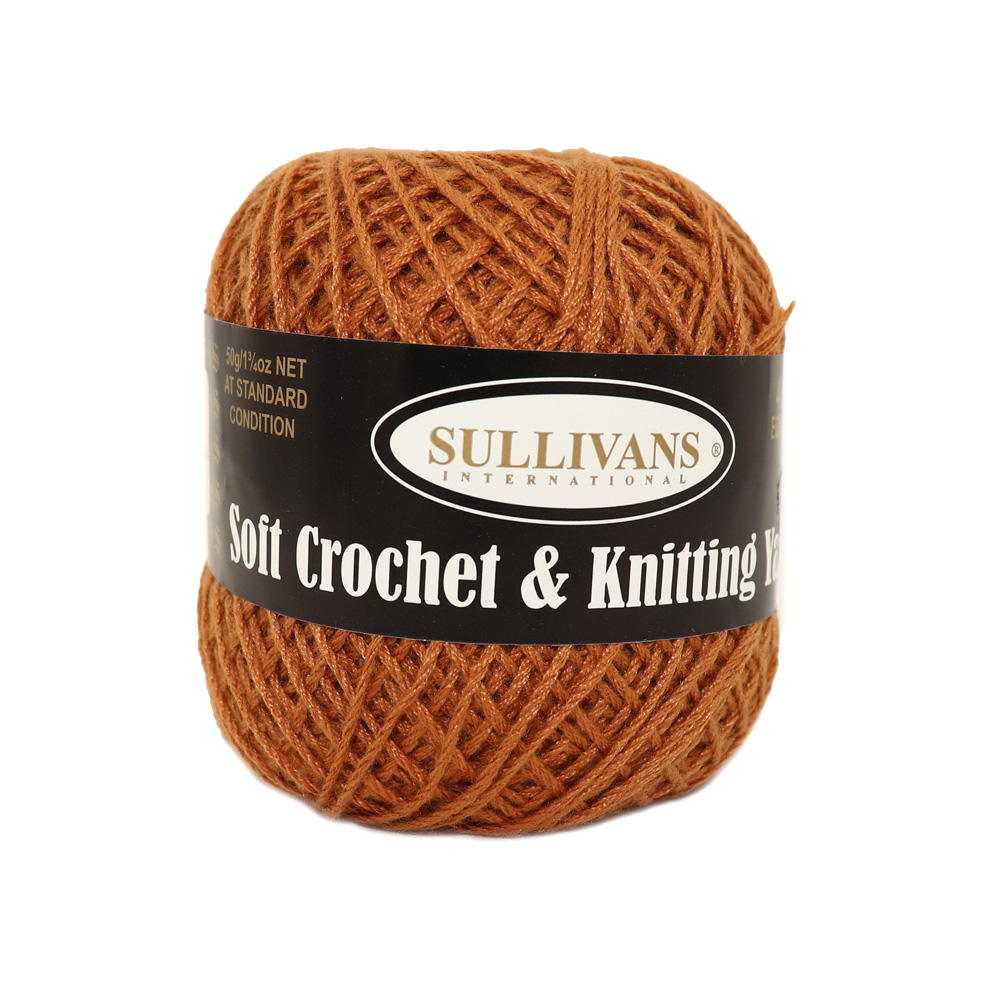 Sullivans Crochet and Knitting Yarn 4ply, Blue- 50g Cotton Yarn