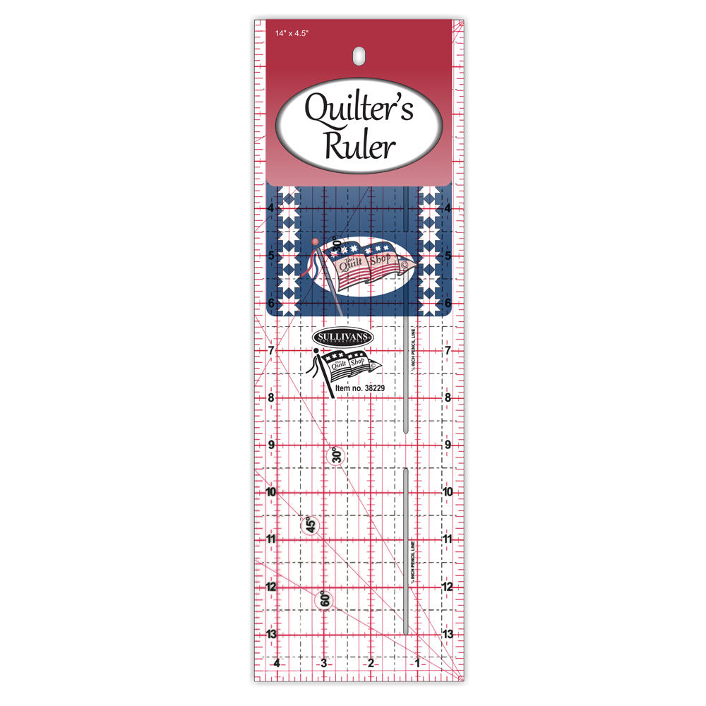 Quilters Ruler 14x4.5 Inches : Sullivans International