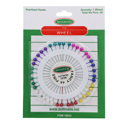 10023 Sullivans Plastic Pearl Head Pins 