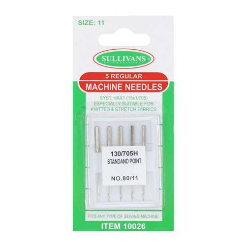 10026 Sullivans Machine Needles - Regular - 11 