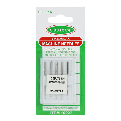 10027 Sullivans Machine Needles - Regular - 14