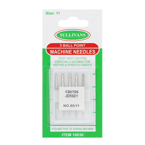 10030 Sullivans Machine Needles - Ball Point - Size 11	