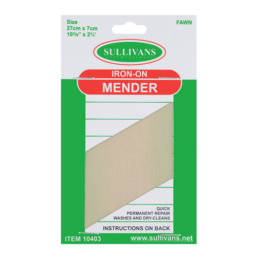 10403 Sullivans Iron On Mender 27cmx7cm - Fawn