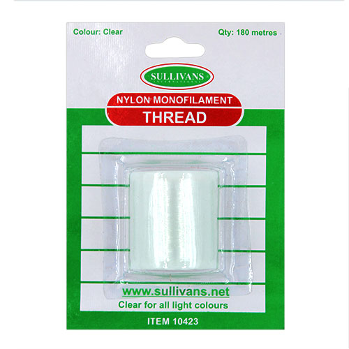 10423 Sullivans Clear Nylon Thread - 180mt