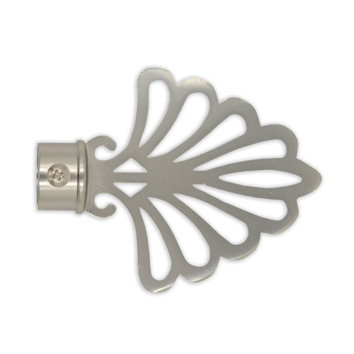 10425 Windoware 19mm Fantail Finial - Satin Finish 	