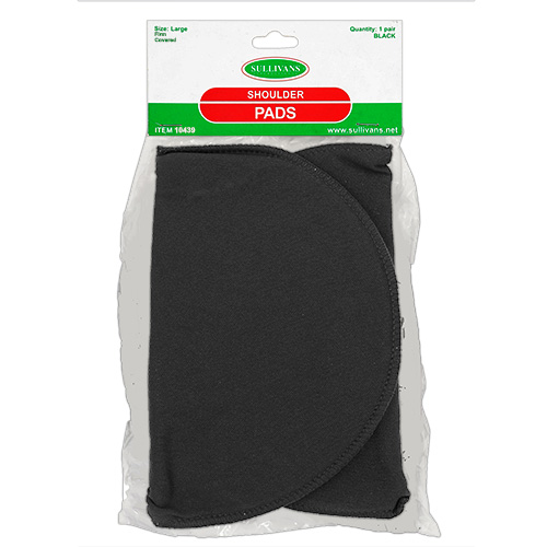 10439 Sullivans Firm Shoulder Pads - Black - Large	