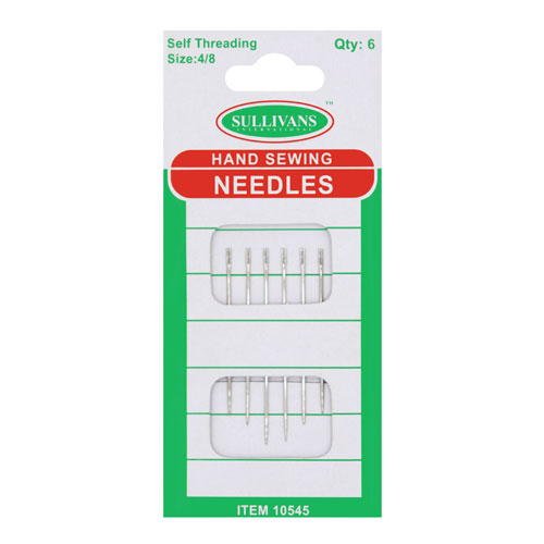 10545 Sullivans Hand Needles - Self Thread - Size 4/8 