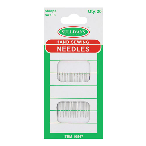 10547 Sullivans Hand Needles - Sharps - Size 8