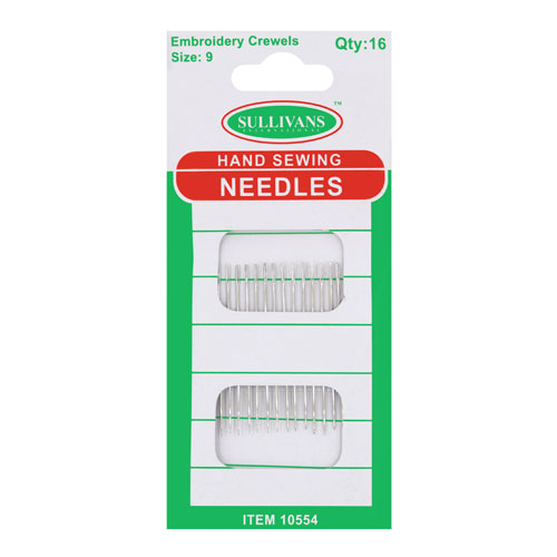 10554 Sullivans Hand Needles - Crewel - Size 9