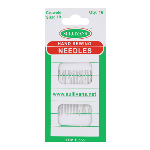 10555 Sullivans Hand Needles - Crewel - Size 10