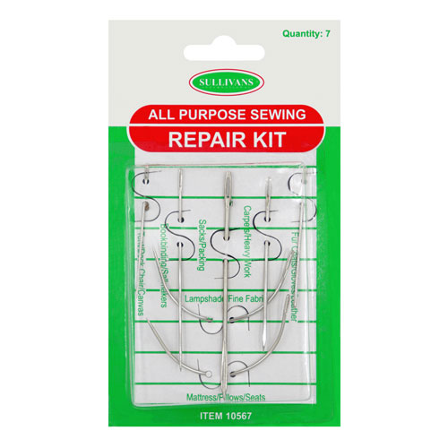 10567 Sullivans Hand Needles Allpurpose Repair Kit