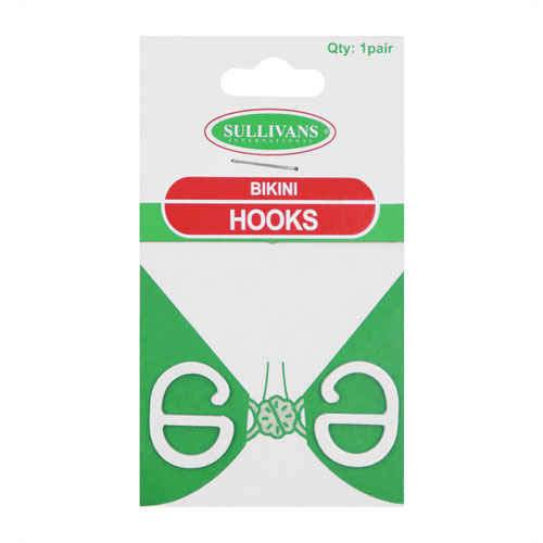 10586 Sullivans 12mm Bikini Hook - White