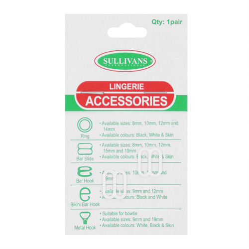 10588 Sullivans 10mm Bar Slide - White