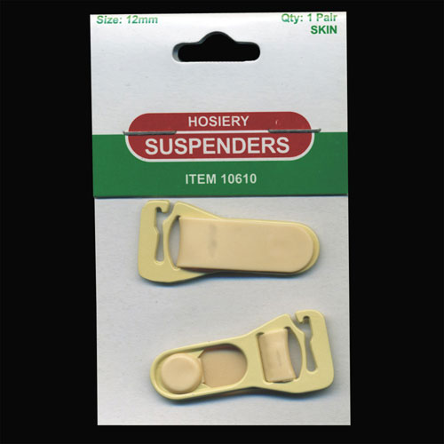 10610 Sullivans 12mm Hosiery Suspenders - Beige