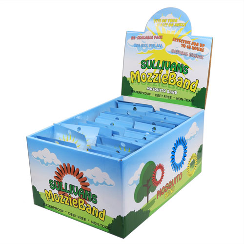 10615 Sullivans Mozzie Band Display Box - 50pcs
