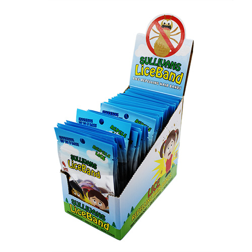 10617 Sullivans Anti Lice Band Display Box - 50 Pc