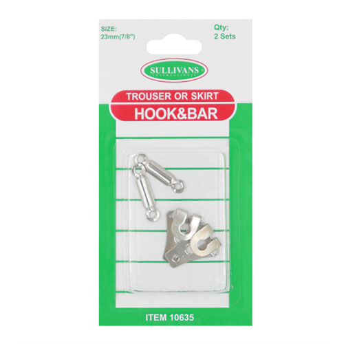 10635 Sullivans Hook & Bar - 23mm - Silver 