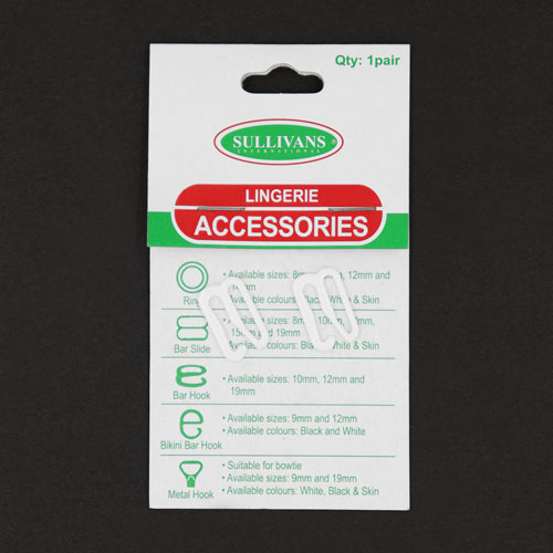 10666 Sullivans 13mm Bikini Hook - White