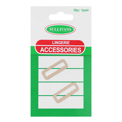 10673 Sullivans 18mm Bra Strap Adjuster Slide - Tan