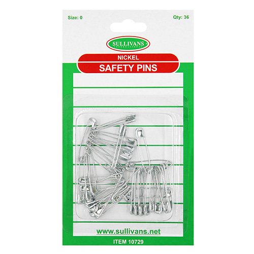 1.2 inches Sarvam Metallic Coated Safety Pins Assorted Colors Pack of 100 Medium Size 