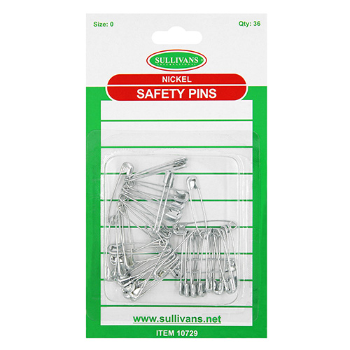 Closed Brass/Quilter Safety Pins - #3 - 2 - 20/Box