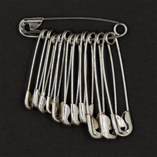 Nickel & Brass Safety Pins Bulk - Sullivans USA