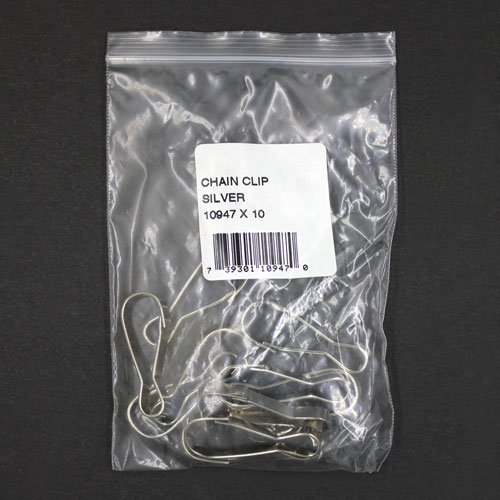 10947 Sullivans Chain Clip - Silver