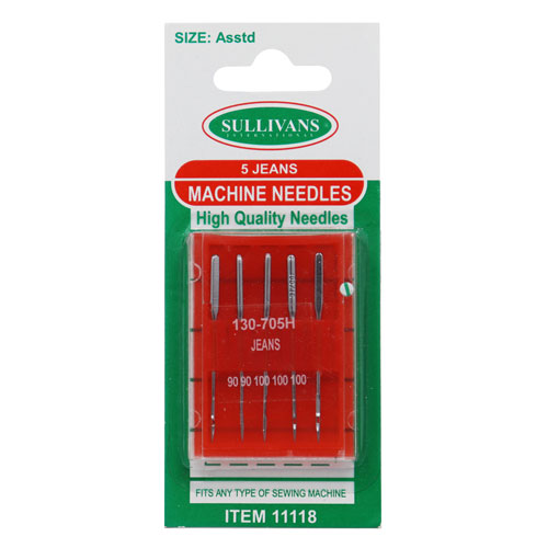 11118 Sullivans Machine Needles - Quality Jean - Assorted
