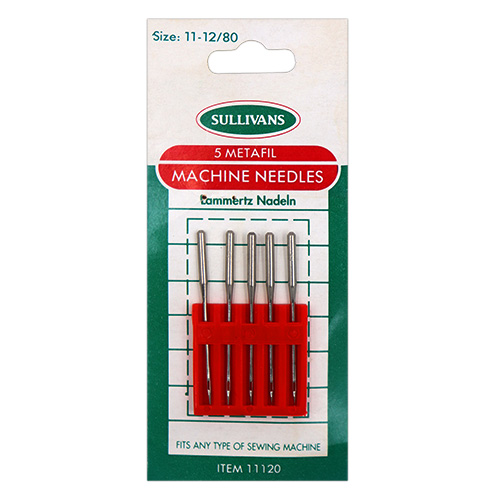 11120 Sullivans Machine Needles - Quality Metafil - 80