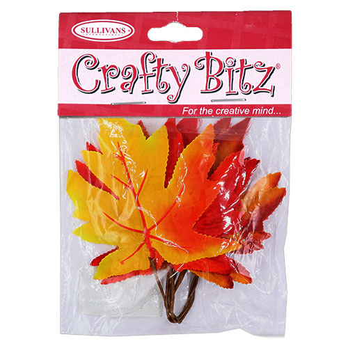11173 Crafty Bitz Autumn Leaves - Large - 5pcs