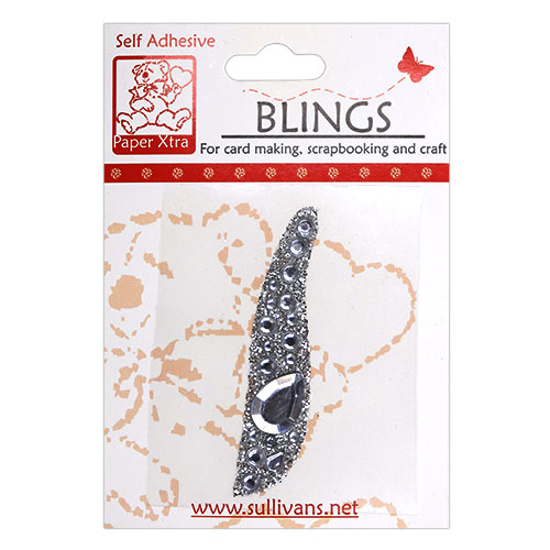 11419 Paper Xtra 55mm Self Adhesive Bling Letters - Cursive I