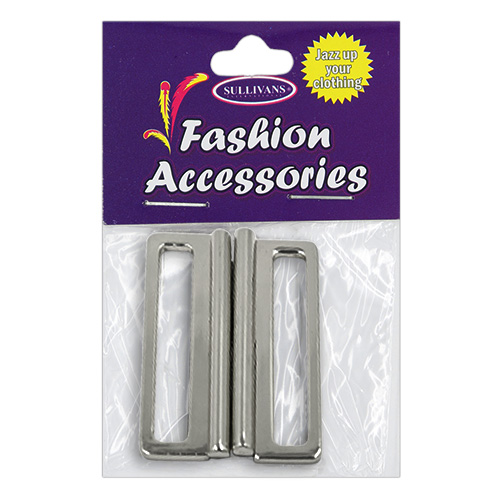 11535 Sullivans 35mm X 45mm Metal Buckle - Silver