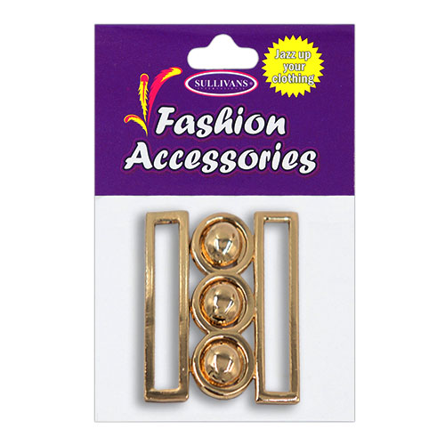11543 Sullivans 37mm X 42mm Metal Buckle - Gold