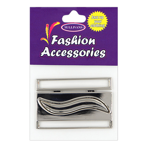 11544 Sullivans 35mm X 50mm Metal Buckle - Silver