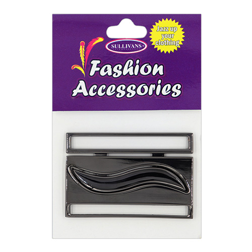 11545 Sullivans 35mm X 50mm Metal Buckle - Gun Metal