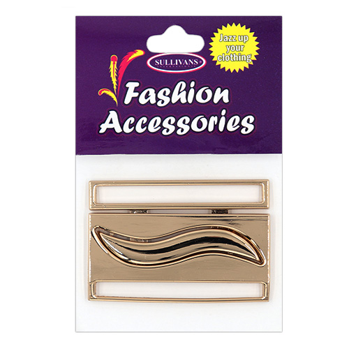 11546 Sullivans 35mm X 50mm Metal Buckle - Gold
