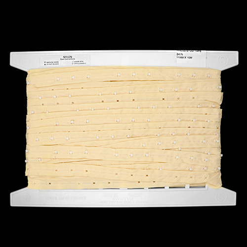 11568 Sullivans 15mm Continuous Press Stud Tape - Cream