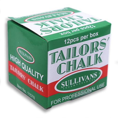 11578 Sullivans Tailors Chalk - 12pc Box