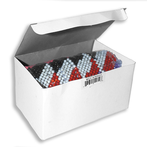 11582 Sulllivans 35mm Bulk Glass Head Pins  - 40pcs - Assorted Colours