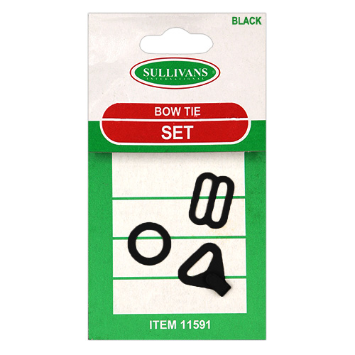 11591 Sullivans Bow Tie Set - Black