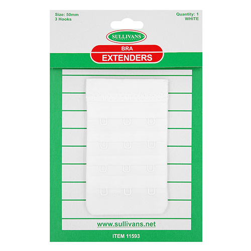 11593 Sullivans Bra Extender - 50mm - White