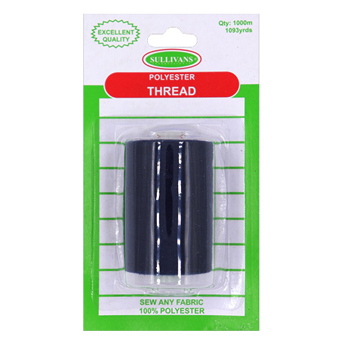 11677 Sullivans Polyester Thread - 1000m - Navy