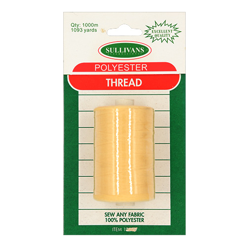 11689 Sullivans Polyester Thread - 1000m - Biscuit
