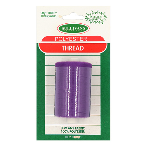 11692 Sullivans Polyester Thread - 1000m - Purple