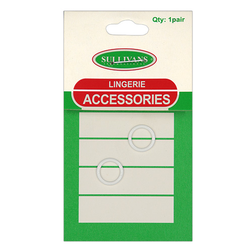 11827 Sullivans 8mm Lingerie Ring - White 