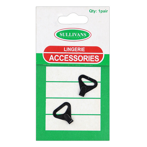 11831 Sullivans 9mm Metal Lingerie Hook - Black