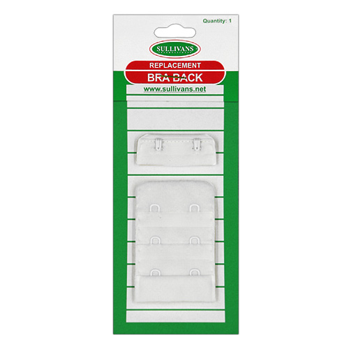 11886 Sullivans Bra Back Replacement - 38mmx58mm - White
