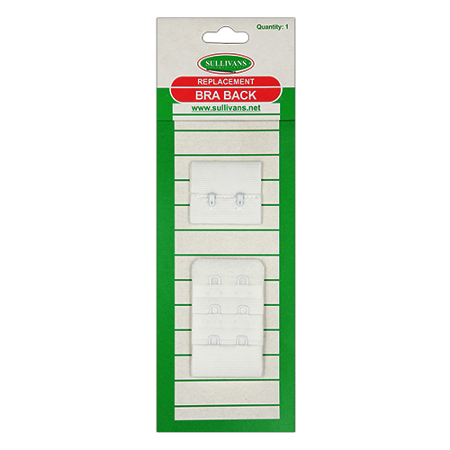 11901 Sullivans Bra Back Replacement - 30mmx52mm - White