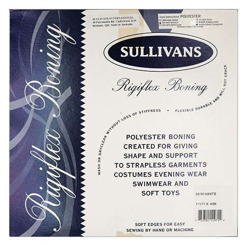 11971 Sullivans 6mm Rigiflex Boning - White 